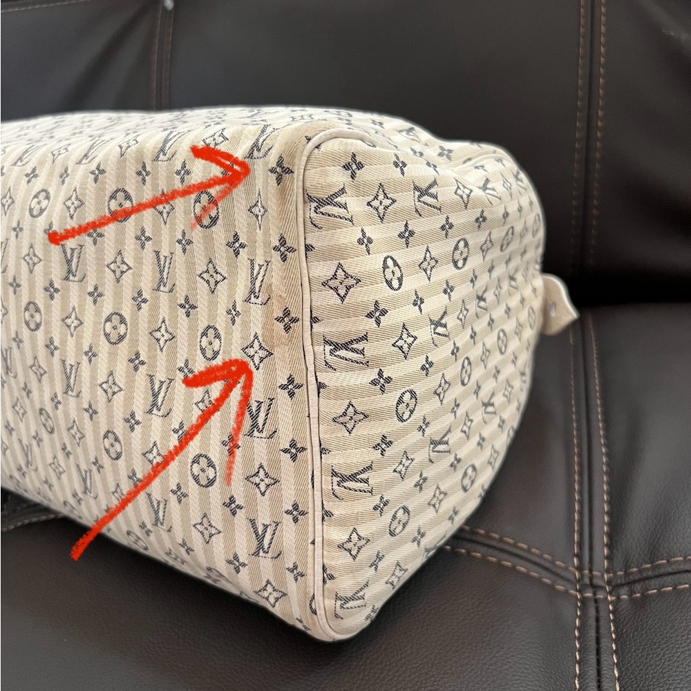 Louis Vuitton Monogram Mini Lin Speedy 30 - Picture 8 of 13